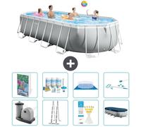 Piscina ovalada con estructura Prism - 610 x 305 x 122 cm - 7 piezas - Modelo S615