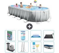 Piscina ovalada con estructura Prism - 610 x 305 x 122 cm - 7 piezas - Modelo S619