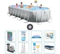 Piscina ovalada con estructura Prism - 610 x 305 x 122 cm - 7 piezas - Modelo S635