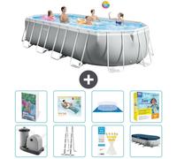 Piscina ovalada con estructura Prism - 610 x 305 x 122 cm - 7 piezas - Modelo S639