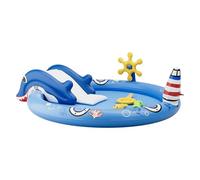 Piscina para niños | Piscina inflable de niebla de agua con almohadilla de chapoteo lindo divertido, juguetes de patio trasero de verano al aire libre para niños, jardín jardín jardín césped patio