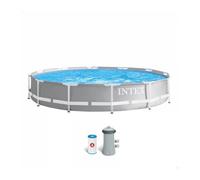 Intex Prisma Frame 26712NP - Ø366x76 cm - Piscina Redonda + Bomba de filtro 45 W