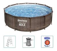 Piscina Redonda Acero Pro Max Deluxe Series 366x100 Cm Bestway