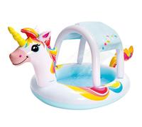 Piscina unicornio intex con ducha y toldo desmontable