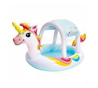 Piscina unicornio INTEX con ducha y toldo desmontable