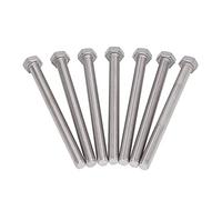 Pissente Perno Hexagonal A2 70 Perno de Cabeza Hexagonal de Acero Inoxidable M10x1.5 DIN 933 Totalmente Roscado 20 Piezas Llave de 16 Mm Apta para Construcción Ingeniería Garaje Bricolaje Hardware