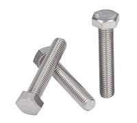 Pissente Perno Hexagonal A2 70 Perno de Cabeza Hexagonal de Acero Inoxidable M10x1.5 DIN 933 Totalmente Roscado 20 Piezas Llave de 16 Mm Apta para Construcción Ingeniería Garaje Bricolaje Hardware