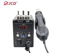 Pistola de aire caliente JCD 858D 700W, estación de soldadura BGA, pistola de aire caliente para soldar, 220V / 110V, para herramientas de reparación de soldadura SMD SMT Negro