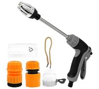 Pistola de Alta Presión Power Jet, Pistola de Agua de Alta Presión Giratoria de 360°, Pis-tola de Riego, Aquoxis Pressure Washer para Jardín, Riego, Lavado de Coche y Patio