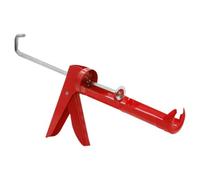 Pistola de Calafateo de Aluminio y Acero Inoxidable para Sellado Preciso | Diseño Semicírculo, Varilla Gruesa y Ergonómica, para Juntas, Reparaciones y Cartuchos de Sellador