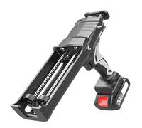 Pistola de calafateo inalámbrica, kit de pistola adhesiva eléctrica de doble tubo con batería de 2.0 Ah, luz LED y 6 velocidades, para sellado y llenado