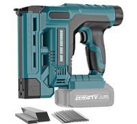 Pistola de Clavos Eléctrica 2 en 1, Ajuste de Profundidad, Grapadora F15-F50, Pistola de Grapas para Muebles, para Batería Makita de 18 V without battery