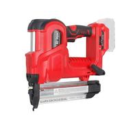 Pistola de clavos eléctrica, máquina clavado recto inalámbrico, grapadora con 32mm y 50mm, Compatible batería Para uso doméstico(Rot)