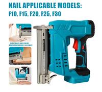 Pistola de clavos inalámbrica F30, grapadora eléctrica para carpintería, herramienta eléctrica para trabajar la madera, pistola de grapas para batería Makita de 18V No battery