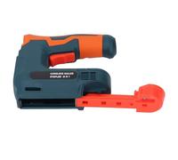 Pistola de Grapas de Pistola de Uñas Eléctrica Inalámbrica 2000mAh Recargable 3 Interruptores de Seguridad Multifuncionales Brad Nailer para Tapicería de Carpintería DIY