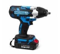 Pistola de Impacto Inalámbrica 21V, 1/2", Motor sin Escobillas, 700Nm de Par Máximo, 2800 rpm, con Luz LED y Maletín de Transporte