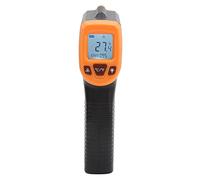 Pistola de medición de temperatura, termómetro infrarrojo, con pantalla LCD Termómetro industrial sin contacto GM320S(naranja)