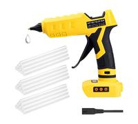 Pistola de pegamento caliente inalámbrica Dewalt 18 V/20 V, 100 W, 30 barras 11 mm para reparación, manualidades, arte
