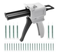 Pistola de Pegamento Con Hebilla Metálica - Juego Con 50 Piezas Tubo de Mezcla F08, 1:1 Glue Gun 50ML, AB (50ML)