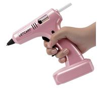 Pistola de pegamento termofusible para bricolaje, mini herramienta de reparación industrial, con 30 barras de pegamento, pistola de calentamiento rápido de 40 W para proyectos domésticos y aficionados