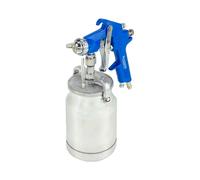 Pistola de pintura con depósito metálico inferior (depósito 1000ml,