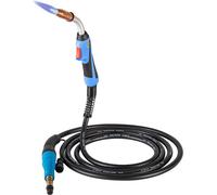 Pistola de soldadura MIG VEVOR, 4,6 metros de cable, flexible, con conector de repuesto, 250 A, ciclo de trabajo del 60%, ideal para soldadores profesionales, uso intensivo, soldadura en entornos indu