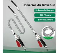 Pistola de soplado de aire de aleación Universal, herramientas neumáticas potentes de alto volumen, pistola de agua de lavado de limpieza de coche, eliminación de polvo de compresor de aire 60cm