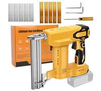 Pistola de uñas inalámbrica 2 en 1 para batería Dewalt, clavadora eléctrica Brad 18GA con 1000 grapas de clavos de 2 modos, 80 golpes, para carpintería, tapicería