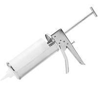 Pistola dispensadora de salsa profesional, exprimidor de acero inoxidable con cubo para salsa de tomate precisa y aderezo de ensalada