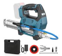 Pistola engrasadora con batería, 12000 psi, funciona con pilas, pistola de engrase eléctrica compatible con batería de litio Makita de 18 V, prensa de engrase sin escobillas, solo para grasa a granel