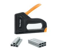 Pistola grapadora de alta resistencia TOLESA para tapicería de madera, pistola grapadora de tela con grapas de 1200 Uds para manualidades, decoración DIY with 1200 Staples