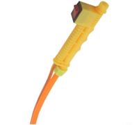 Pistola pulverizadora eléctrica con control de doble cable, rosca 18 x 1,5, regulador de flujo giratorio, antiheladas, manguera de PVC para pulverizador agrícola, 1,2 m (A)