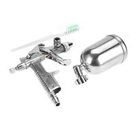 Pistola pulverizadora, K-3 Aluminio Profesional 0.5mm Boquilla 125ml Mini pistola neumática para reparación de pintura de automóviles