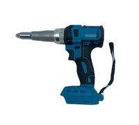 Pistola remachadora eléctrica inalámbrica, destornillador sin escobillas, remache aplicable, herramienta de remachado de 2,4-4,8mm for batería de 18V (sin batería)