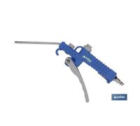 Pistola soplar plastico larga 110mm.