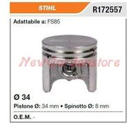 Pistón Segmentos Pasador STIHL Motosierra FS85 172557