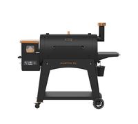 PIT BOSS Parrilla de Pellets AustinXL Onyx Edition con fuego directo | Capacidad para aprox. 55 hamburguesas, Control preciso 82-260 °C, 2 sondas de carne incluidas, Tolva de pellets de 13,6 kg