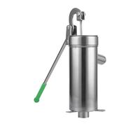 Pitcher Pump - 15.74 Inch Well Extractor | Stainless Steel Handle - Manual Suction Deep Hand Water Lift Unit with Rust Proof Finish, ideal for irrigating residential home gardens.
