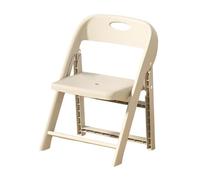 Pitycbo Muebles de La Silla de La Silla de La Escuela para Niños Muebles de Aula Premium Asiento para Niños Plegable Ligero para El Aula Domiciliaria Al Aire, Blanco, Individual