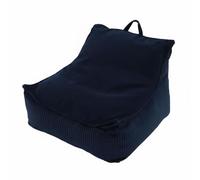 Pitycbo Sofá de Lectura Infantil Cojín Sillón Sofá con Respaldo Alto y Bordes para Mayor Sujeción Exterior Texturizada y Tacto Suave Relleno de PP y Esponja, 60 60 40, Azul Marino