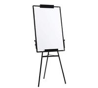 Pizarra Blanca Magnética Móvil, Pizarra Magnetica,Altura Ajustable, Pizarra Blanca con Soporte para Oficinas,Enseñanza (60 * 90 cm (Negro))
