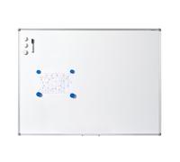 Pizarra blanca magnetica vantage basica lacada marco aluminio 60x45 cm