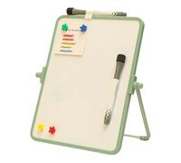 Pizarra Blanca Pequeña Pizarra Magnetica Pizarras Blancas De Rotulador Magnética Whiteboard Rotulador Borrable White Board Borrable Magnético De Sobremesa Con Soporte (Green,17x21.3cm)