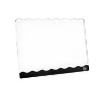 Pizarra de notas LED acrílica, tablero de dibujo, recargable, con marcadores, pizarra luminosa, pizarra de escritura, borrable para decoración del hogar y casa, 35 x 25 cm (8 piezas, 7 marcadores