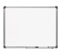 Pizarra Magnética, Pizarra Blanca Pared, Pizarra de Rotulador Marco Aluminio, Pizarras Magnéticas para Uso Escolar, Laboral o Personal, Superficie Suave y Brillante - Ofituria Melamina 150x120 cm