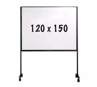 Pizarra móvil PRO Patti - Acero lacado - Blanco - Planificador semanal - Planificador mensual - Planificador anual - Magnética - 120x150 cm
