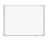 Pizarra para Rotuladores, Pizarra Blanca Pared, Pizarra Rotulador Marco de Aluminio, Pizarra Blanca de Melamina para Uso Escolar, Laboral o Personal, Superficie Suave · m-office (120x90cm)