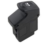Pizgear Botón interruptor de ventanilla de coche Interruptores de elevalunas eléctricos, para Clio, Megane, botón regulador del interruptor elevador Control eléctrico pasajero para Kangoo