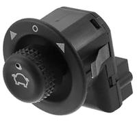 Pizgear Interruptor de espejo lateral de coche Interruptor de control del espejo eléctrico coche 93BG-17B676-BA, para Ford, para Fiesta 78-80