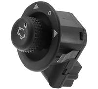 Pizgear Interruptor de espejo lateral de coche Interruptor de control del espejo eléctrico coche 93BG-17B676-BA, para Ford, para Fiesta 78-80 Long